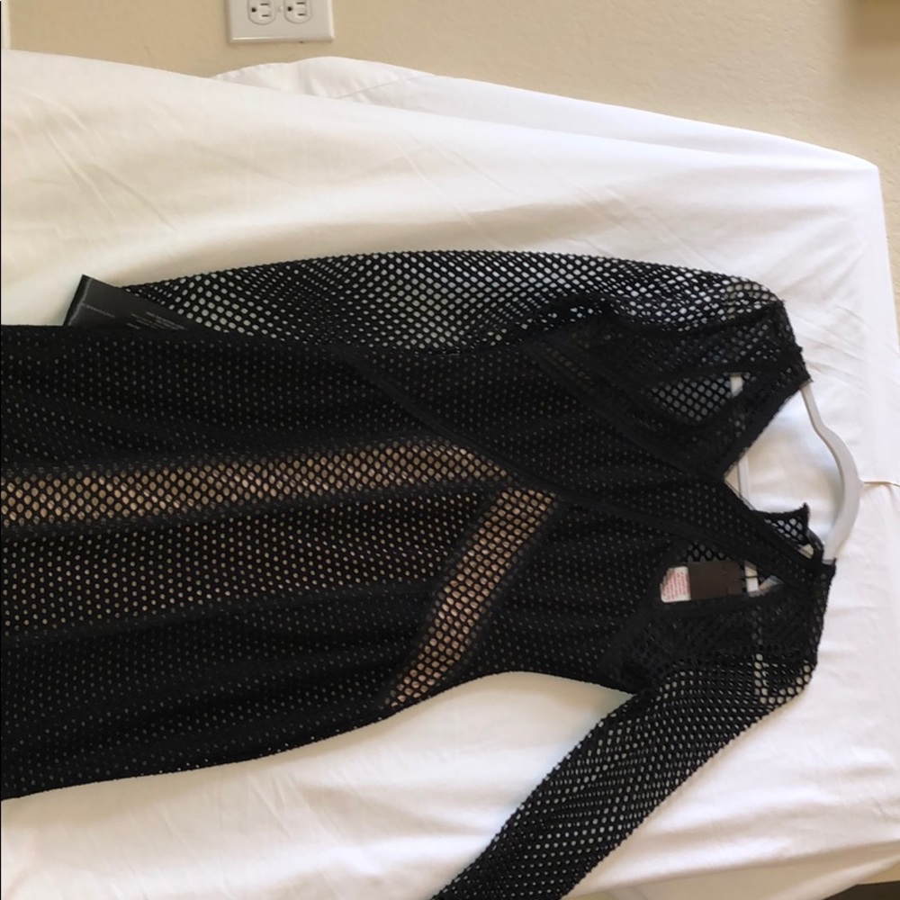 BCBG Fishnet Dress